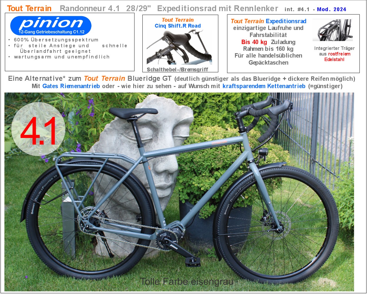 Tout terrain randonneur gt 4 1 modell 2024