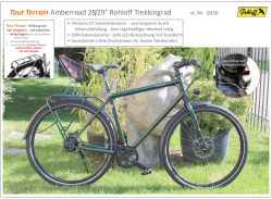 ❌ 28/29" Trekkingrad Tout Terrain Amberroad  PREMIUM Rohloff - SON - british racing green  nur noch in RH  L  #0036