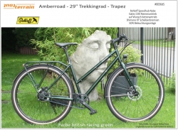 28/29" Tout Terrain Amberroad  PREMIUM Trekkingrad (Reiserad)  mit Rohloff Nabe - british racing green  - Damen RH S  #0036dS