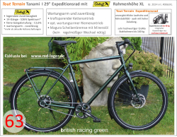❗nicht mehr verfügbar✅Tout Terrain Rohloff Randonneur  - Shift:R Road mit Rennlenker - british racing green -  Rahmenhöhe XL