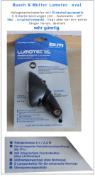 Busch & Müller Lumotec Oval Halogenscheinwerfer - siehe Abbildung